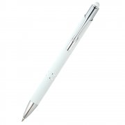 Ручка металлическая Ingrid софт-тач, белая арт. 1039.01 Ручка металлическая Ingrid софт-тач, белая арт. 1039.01