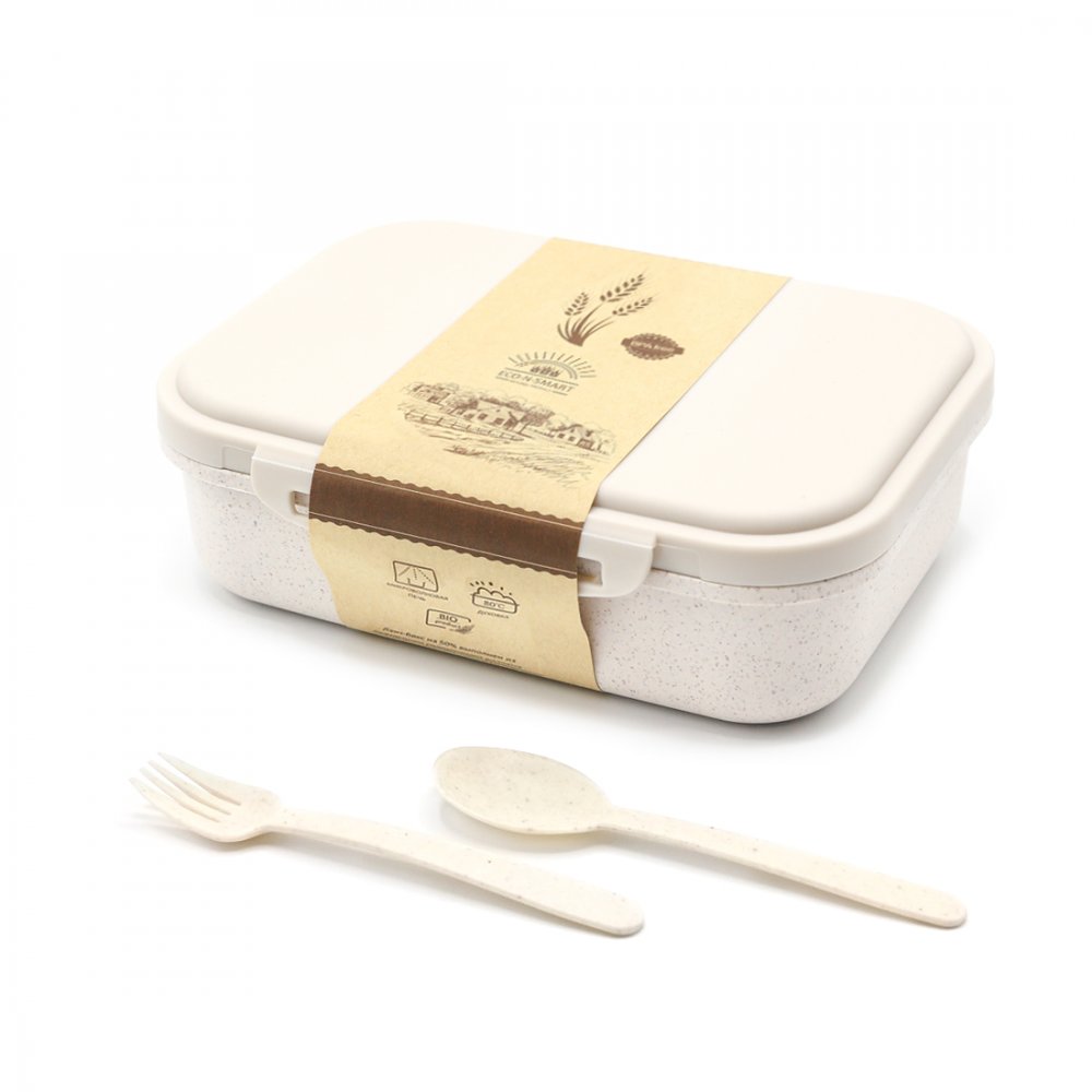 Ланчбокс (контейнер для еды) Ulf, бежевый арт. 13003.13 Ланчбокс (контейнер для еды) Ulf, бежевый арт. 13003.13