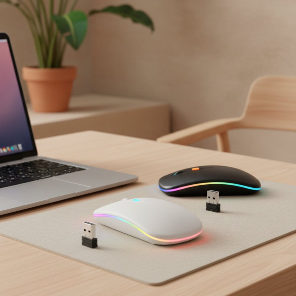 Мышь компьютерная беспроводная Seven, белая арт. 18016.01 Мышь компьютерная беспроводная Seven, белая арт. 18016.01