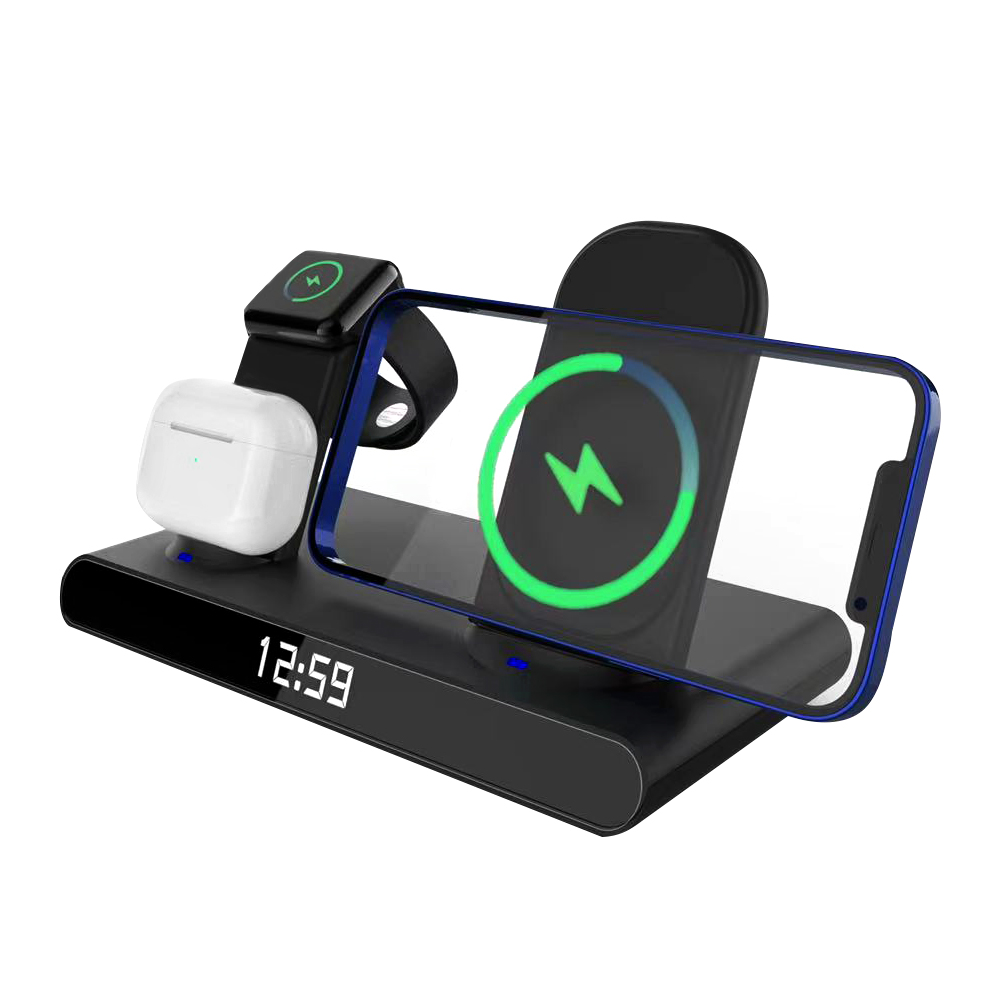 Часы электронные Abbatt мультифункциональные с беспроводной зарядкой, черный арт. 7021.02 Часы электронные Abbatt мультифункциональные с беспроводной зарядкой, черный арт. 7021.02