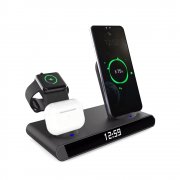 Часы электронные Abbatt мультифункциональные с беспроводной зарядкой, черный арт. 7021.02 Часы электронные Abbatt мультифункциональные с беспроводной зарядкой, черный арт. 7021.02