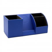 Настольный органайзер Boss c беспроводной зарядкой, синий арт. 7025.03