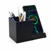 Настольный органайзер Elegans c беспроводной зарядкой, черный арт. 7023.02