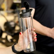 Пластиковая бутылка Ronny, черная арт. 14027.02 Пластиковая бутылка Ronny, черная арт. 14027.02