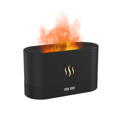 Светодиодный USB увлажнитель-ароматизатор Flame, черный арт. 21014.02