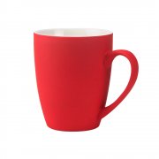 Кружка Elegante, софт-тач, 350мл, красная
