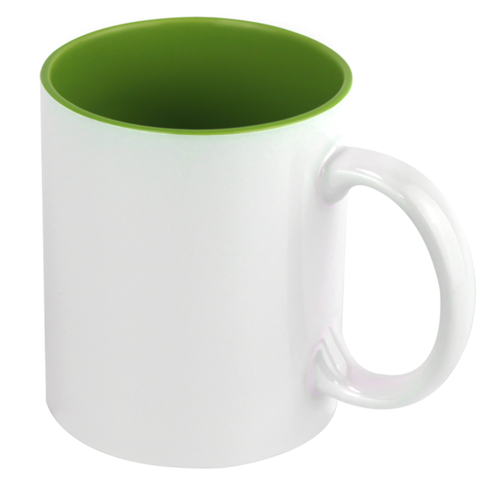 Кружка керамическая Честер, сублимация, зеленая арт. 6114.04 Кружка керамическая Честер, сублимация, зеленая арт. 6114.04