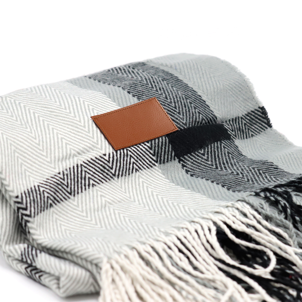 Плед акриловый Glama, черный арт. 16005.02 Плед акриловый Glama, черный арт. 16005.02