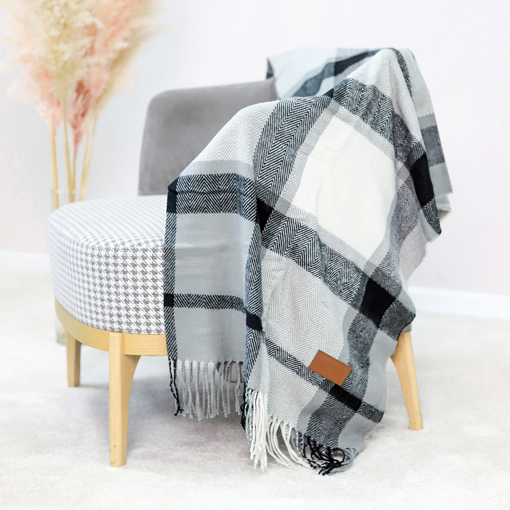 Плед акриловый Glama, черный арт. 16005.02 Плед акриловый Glama, черный арт. 16005.02