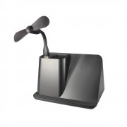 Настольный органайзер Mercury c беспроводной зарядкой и вентилятором арт. 7016.02