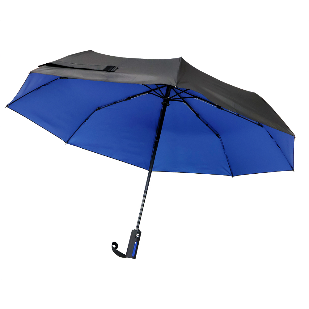 Автоматический противоштормовой складной зонт Sherp, синий арт. 8010.03 Автоматический противоштормовой складной зонт Sherp, синий арт. 8010.03