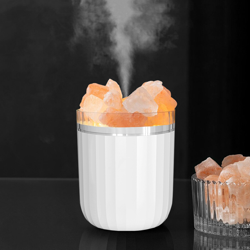 Светодиодный арома-увлажнитель с кристаллами соли Crystal Fog, белый арт. 21012.01 Светодиодный арома-увлажнитель с кристаллами соли Crystal Fog, белый арт. 21012.01