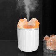 Светодиодный арома-увлажнитель с кристаллами соли Crystal Fog, белый арт. 21012.01 Светодиодный арома-увлажнитель с кристаллами соли Crystal Fog, белый арт. 21012.01