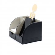 Настольный органайзер Forma c беспроводной зарядкой, черный арт. 7007.02