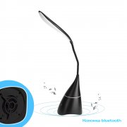 Настольная лампа с колонкой Swanny