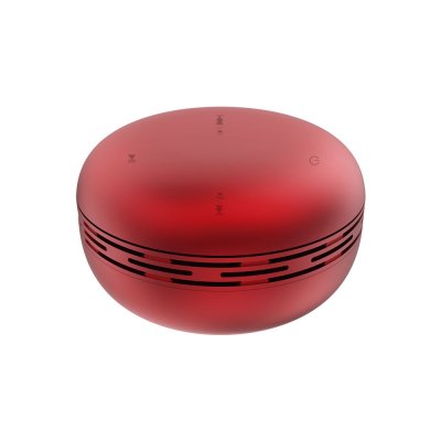 Беспроводная Bluetooth колонка Burger Inpods TWS софт-тач, красная арт. 11010.05