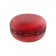 Беспроводная Bluetooth колонка Burger Inpods TWS софт-тач, красная арт. 11010.05