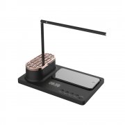 Интерьерная лампа c колонкой, беспроводной зарядкой и дисплеем Volando арт. 45008.02