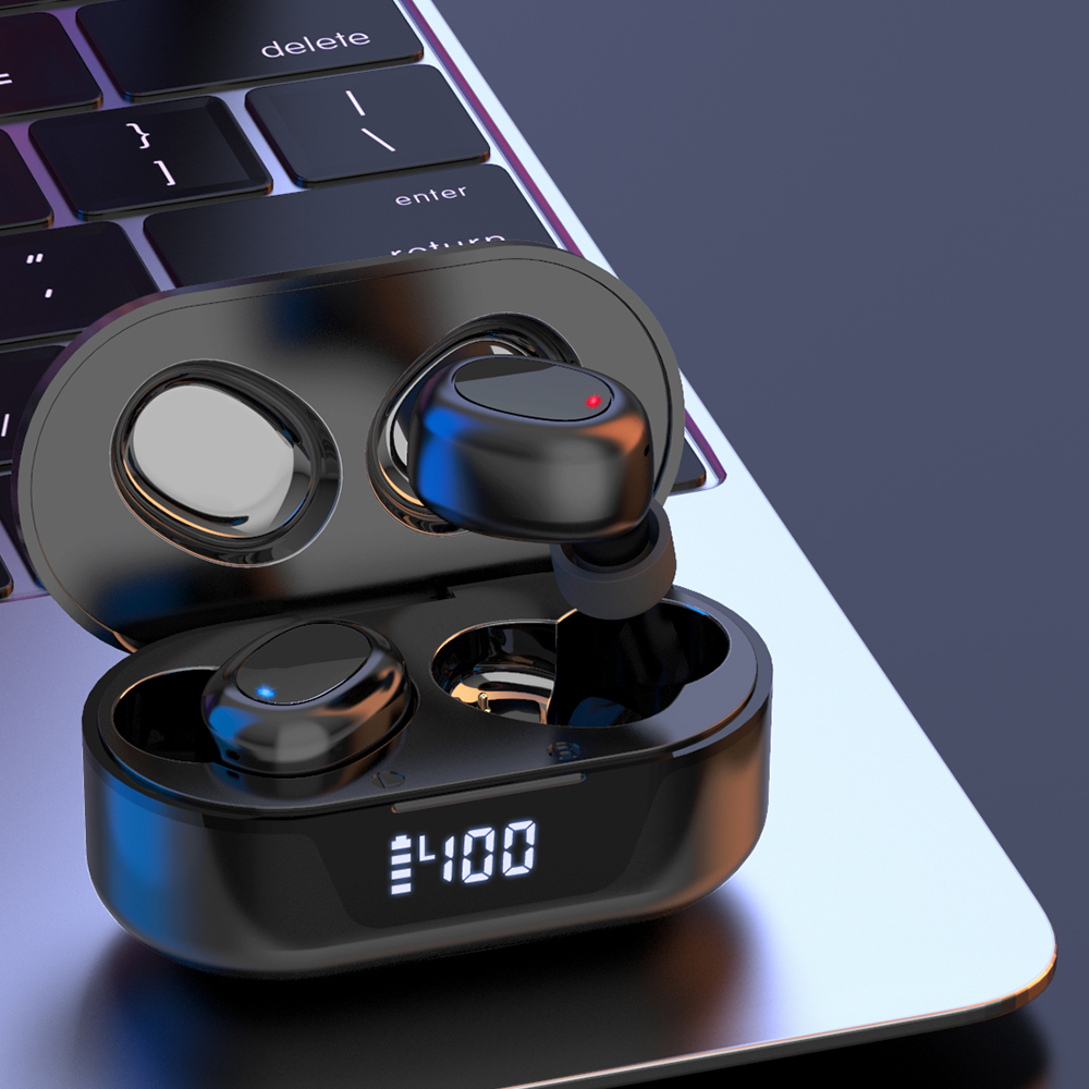 Наушники беспроводные Bluetooth Gubber TW16, черные арт. 47001.02 Наушники беспроводные Bluetooth Gubber TW16, черные арт. 47001.02