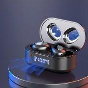 Наушники беспроводные Bluetooth Gubber TW16, черные арт. 47001.02 Наушники беспроводные Bluetooth Gubber TW16, черные арт. 47001.02