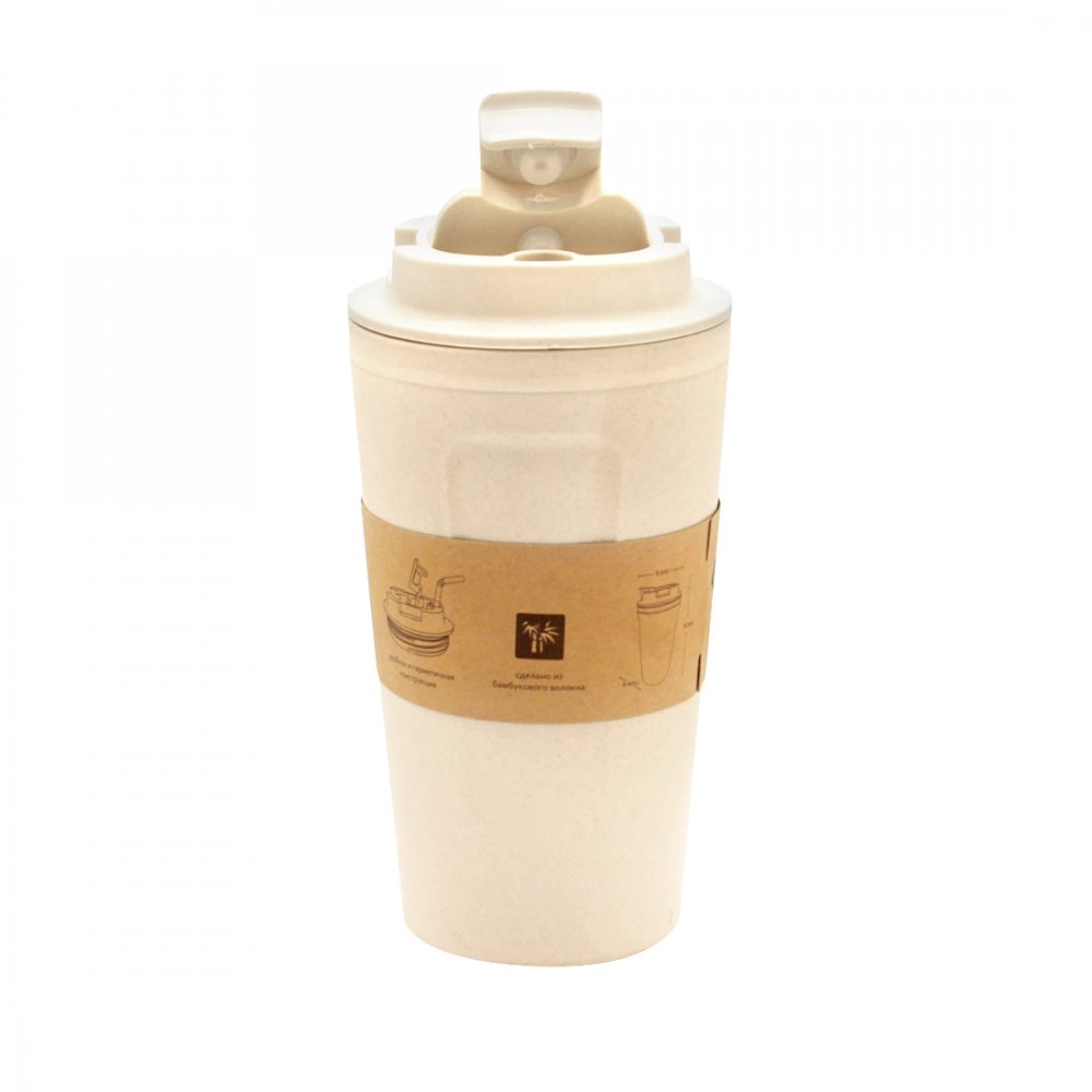 Бутылка для воды Eco water из бамбукового волокна , бежевая арт. 14003.13 Бутылка для воды Eco water из бамбукового волокна , бежевая арт. 14003.13