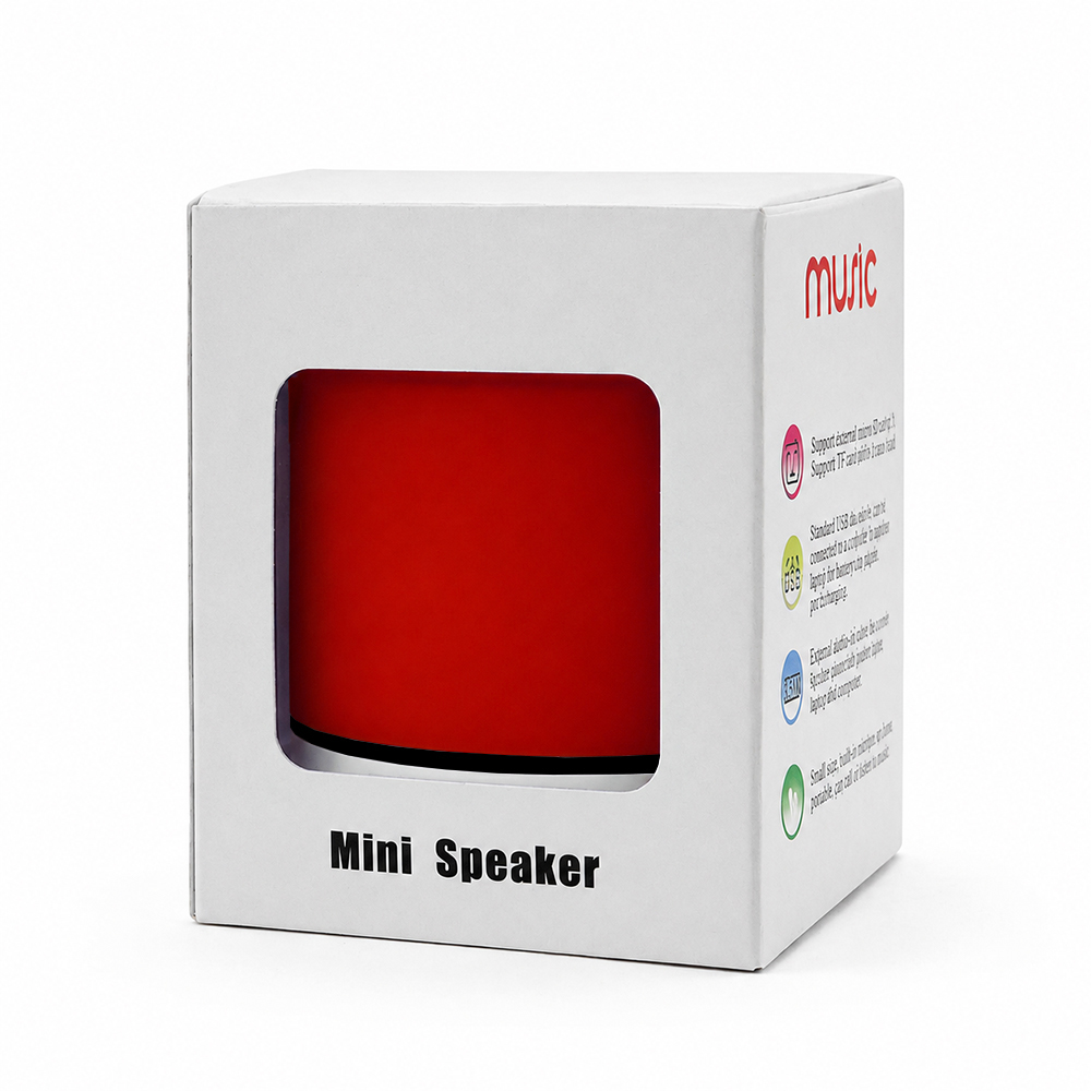 Беспроводная Bluetooth колонка Attilan (BLTS01), красная арт. 11001.05 Беспроводная Bluetooth колонка Attilan (BLTS01), красная арт. 11001.05