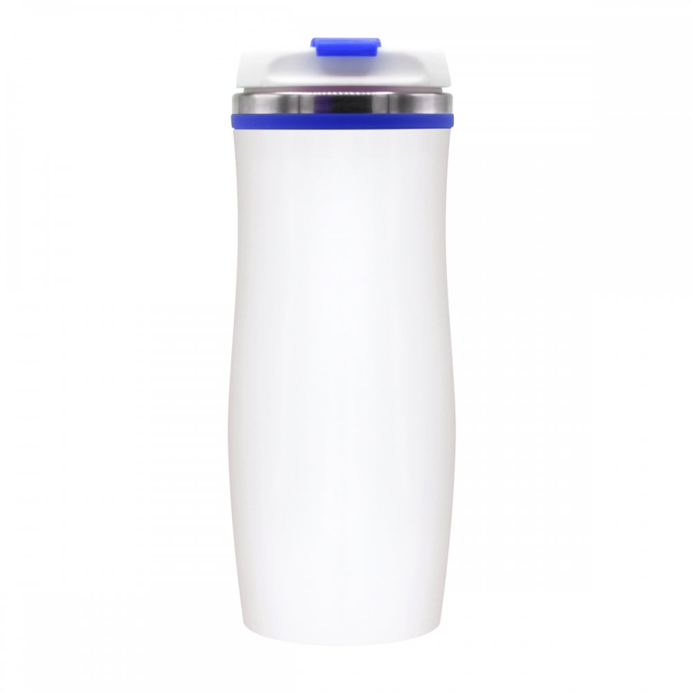 Термокружка Latte, бело-синий арт. 5003.03 Термокружка Latte, бело-синий арт. 5003.03