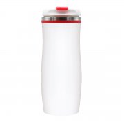 Термокружка Latte, бело-красный арт. 5003.05