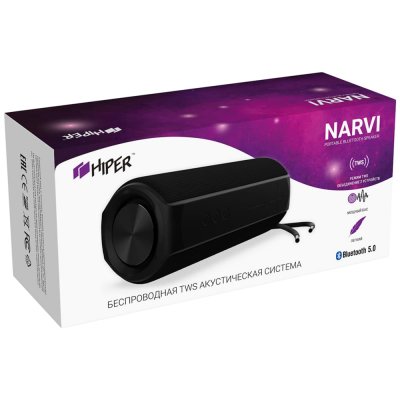 Колонка беспроводная NARVI TWS, цвет черный Черный арт. 36716/35