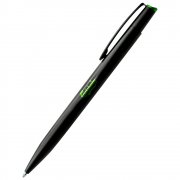 Ручка металлическая Grave, зеленая