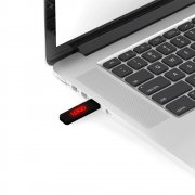 Флешка Suomi, 16 Гб, металлическая, с подсветкой, красная арт. 3028.05