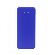 Внешний акккумулятор Arrida 5000mAh, с покрытием "Baby skin”, синий