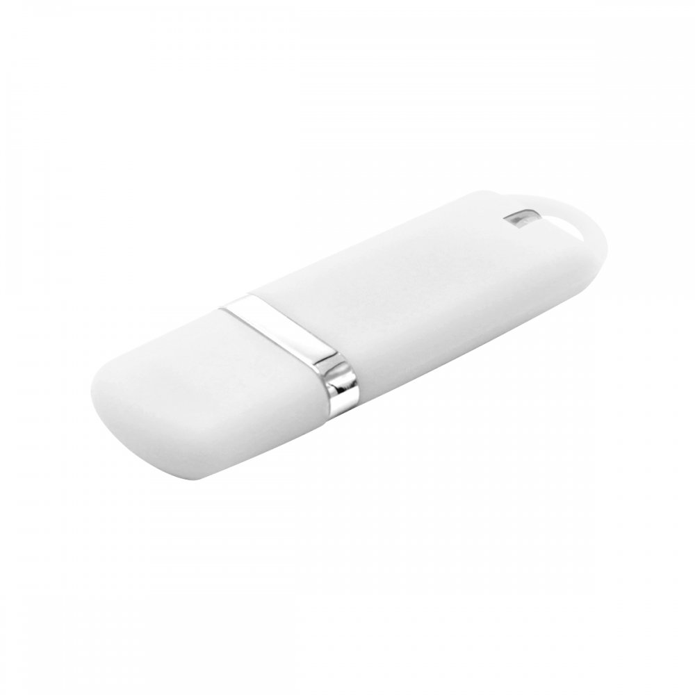 Флешка “Shape” с покрытием Софт Тач 16 GB, белая арт. 3010.01 Флешка “Shape” с покрытием Софт Тач 16 GB, белая арт. 3010.01