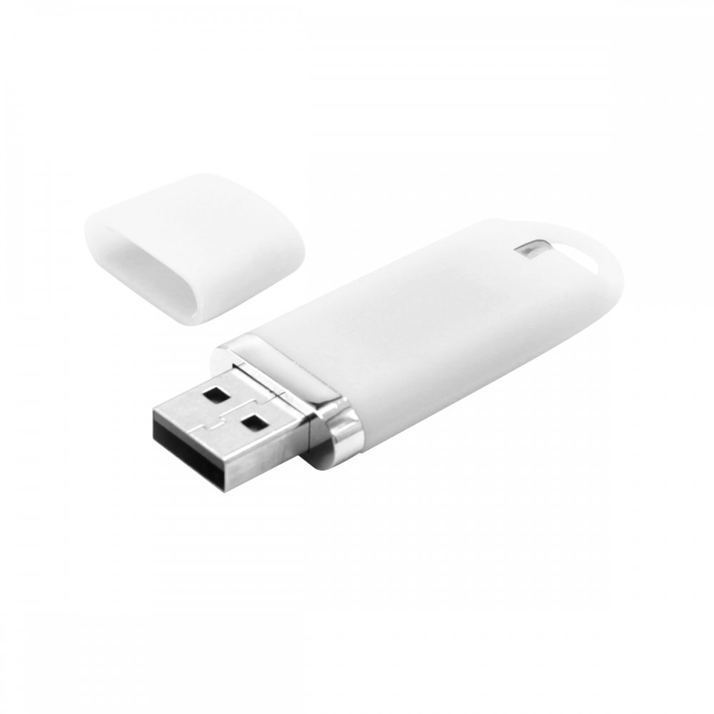Флешка “Shape” с покрытием Софт Тач 16 GB, белая арт. 3010.01 Флешка “Shape” с покрытием Софт Тач 16 GB, белая арт. 3010.01