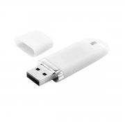 Флешка “Shape” с покрытием Софт Тач 16 GB, белая арт. 3010.01 Флешка “Shape” с покрытием Софт Тач 16 GB, белая арт. 3010.01