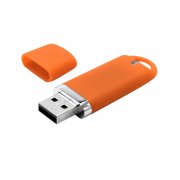Флешка “Shape” с покрытием Софт Тач 16 GB, оранжевая арт. 3010.07