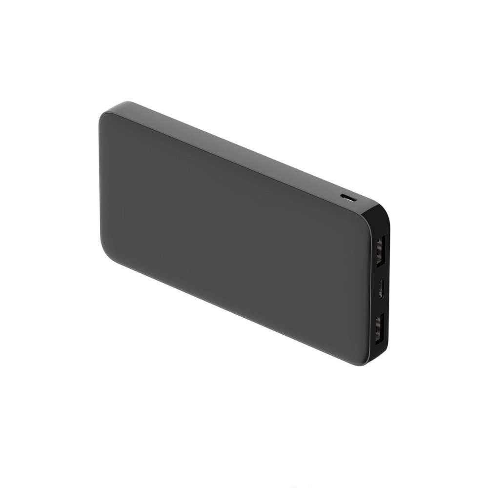 Внешний аккумулятор Polus, 10000 Mah, софт-тач покрытие, черный арт. 2018.02 Внешний аккумулятор Polus, 10000 Mah, софт-тач покрытие, черный арт. 2018.02