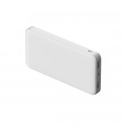 Внешний аккумулятор Polus, 10000 Mah, софт-тач покрытие, белый арт. 2018.01