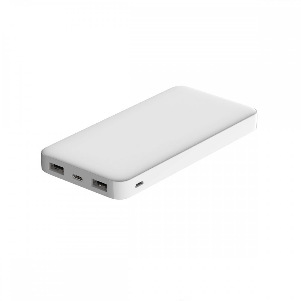 Внешний аккумулятор Polus, 10000 Mah, софт-тач покрытие, белый арт. 2018.01 Внешний аккумулятор Polus, 10000 Mah, софт-тач покрытие, белый арт. 2018.01