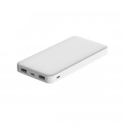 Внешний аккумулятор Polus, 10000 Mah, софт-тач покрытие, белый арт. 2018.01