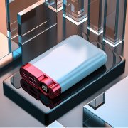 Внешний аккумулятор Strom, 10000 mAh, красный арт. 2014.05