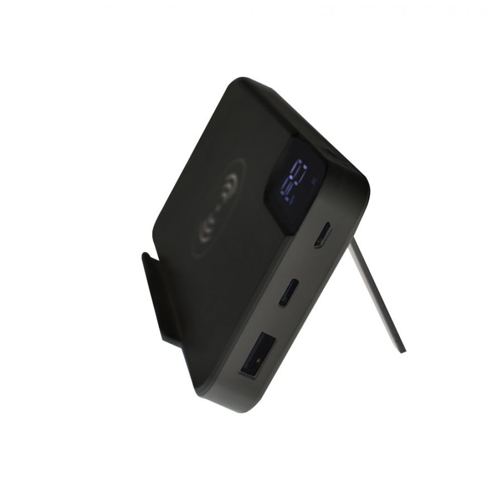 Внешний аккумулятор gPro QI, с беспроводной зарядкой 10.000 mAh, черный арт. 2011.02 Внешний аккумулятор gPro QI, с беспроводной зарядкой 10.000 mAh, черный арт. 2011.02