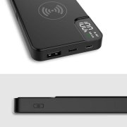 Внешний аккумулятор gPro QI, с беспроводной зарядкой 10.000 mAh, черный арт. 2011.02