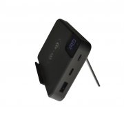 Внешний аккумулятор gPro QI, с беспроводной зарядкой 10.000 mAh, черный арт. 2011.02