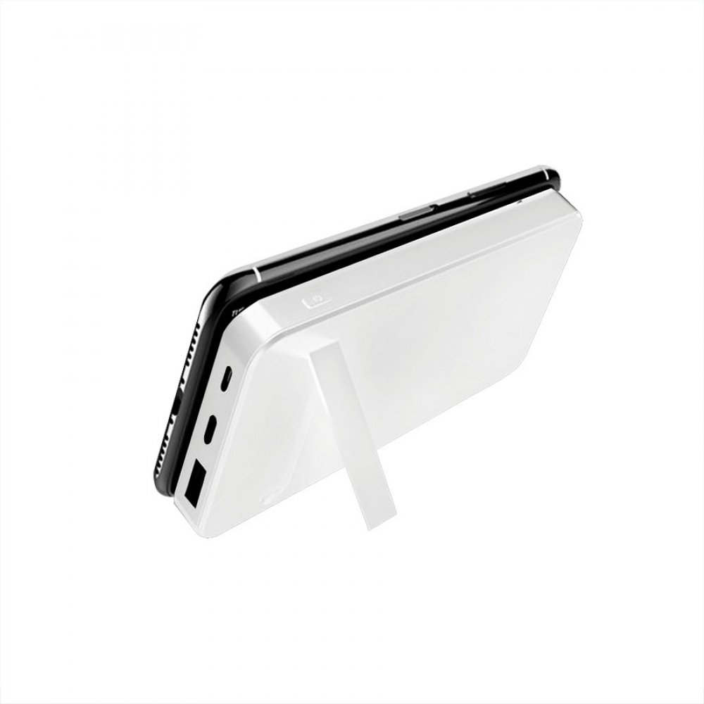 Внешний аккумулятор gPro QI, с беспроводной зарядкой 10.000 mAh, белый арт. 2011.01 Внешний аккумулятор gPro QI, с беспроводной зарядкой 10.000 mAh, белый арт. 2011.01