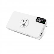 Внешний аккумулятор gPro QI, с беспроводной зарядкой 10.000 mAh, белый арт. 2011.01