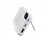 Внешний аккумулятор gPro QI, с беспроводной зарядкой 10.000 mAh, белый арт. 2011.01