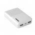 Внешний аккумулятор Oregon 10000 Mah, белый Внешний аккумулятор Oregon 10000 Mah, белый