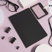 Тетрадь SLIMMY, 140 х 210 мм, черный с белым, бежевый блок, в клетку Черный арт. 21241/35/01 Тетрадь SLIMMY, 140 х 210 мм, черный с белым, бежевый блок, в клетку Черный арт. 21241/35/01