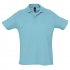 Рубашка поло мужская SUMMER II, бирюзовый, 2XL, 100% хлопок, 170 г/м2 Голубой